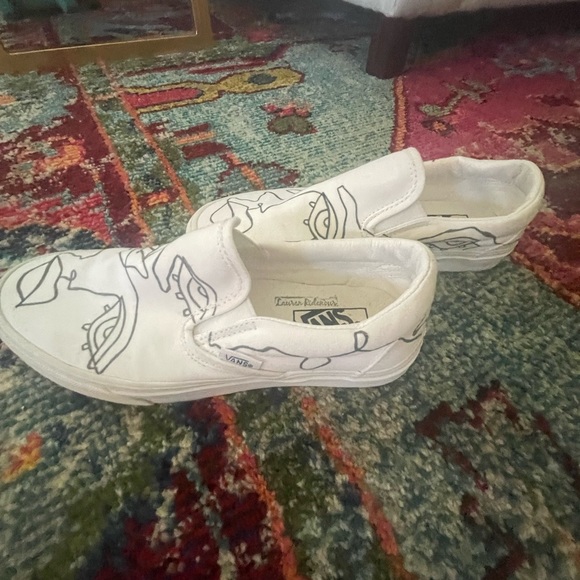 Brand New Custom Vans Never worn.These were a gift & not my style. - Picture 3 of 4